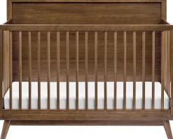Babyletto Palma 4-in-1 Convertible Crib w/Toddler Bed Conversion Kit - Natural Walnut