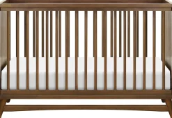 Babyletto Peggy 3-in-1 Convertible Crib w/Toddler Bed Conversion Kit - Natural Walnut