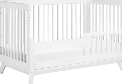 Babyletto Scoot 3-in-1 Convertible Crib w/Toddler Bed Conversion Kit - White