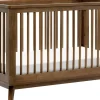 Babyletto Scoot 3-in-1 Convertible Crib w/Toddler Bed Conversion Kit - Natural Walnut