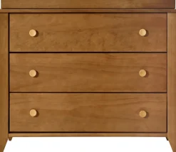 Babyletto Sprout 3-Drawer Changer Dresser w/Removable Changing Tray - Chestnut / Natural