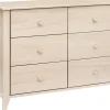 Babyletto Sprout 6-Drawer Double Dresser - Washed Natural