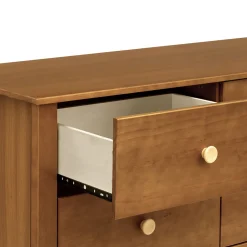 Babyletto Sprout 6-Drawer Double Dresser - Chestnut / Natural