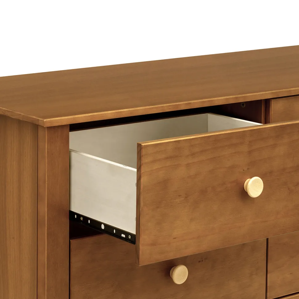 Babyletto Sprout 6-Drawer Double Dresser - Chestnut / Natural