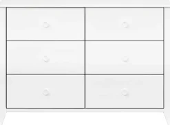 Babyletto Sprout 6-Drawer Double Dresser - White