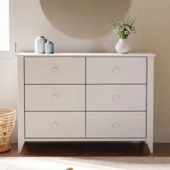 Babyletto Sprout 6-Drawer Double Dresser - White