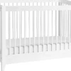 Babyletto Sprout 4-in-1 Convertible Crib w/Toddler Bed Conversion Kit - White