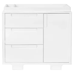 Babyletto Yuzu 3-Drawer Changer Dresser, KD w/Removable Changing Tray - White