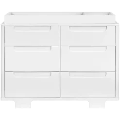 Babyletto Yuzu 6-Drawer Dresser, KD - White