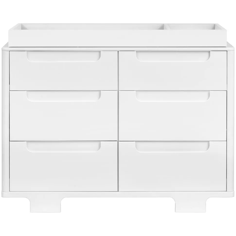 Babyletto Yuzu 6-Drawer Dresser, KD - White