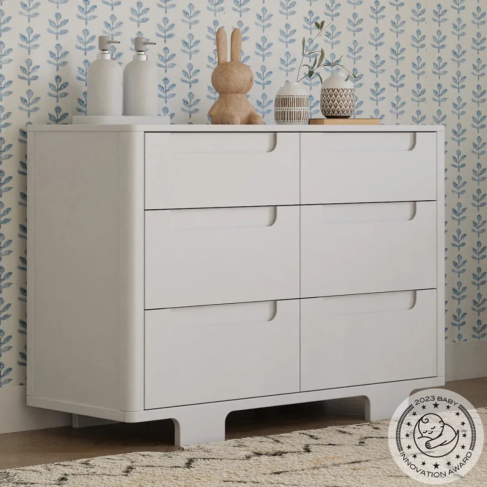 Babyletto Yuzu 6-Drawer Dresser, KD - White