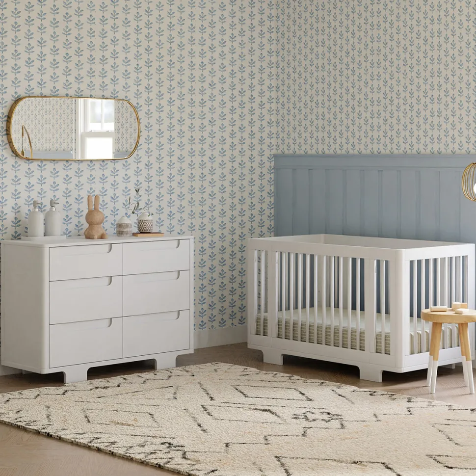 Babyletto Yuzu 6-Drawer Dresser, KD - White