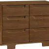 Babyletto Yuzu 6-Drawer Dresser, KD - Natural Walnut