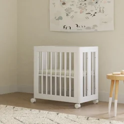 Babyletto Yuzu 8-in-1 Convertible Crib with All-Stages Conversion Kit - White