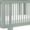 Babyletto Yuzu 8-in-1 Convertible Crib with All-Stages Conversion Kit - Light Sage