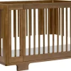 Babyletto Yuzu 8-in-1 Convertible Crib with All-Stages Conversion Kit - Natural Walnut