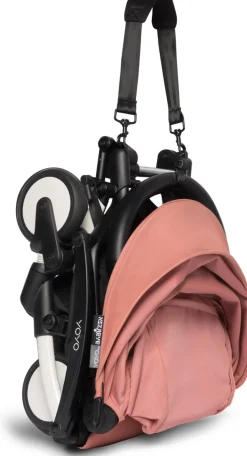 Babyzen YOYO2 Ultra Compact Complete 0+/6+ Stroller - White / Ginger