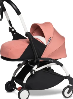 Babyzen YOYO2 Ultra Compact Complete 0+/6+ Stroller - White / Ginger