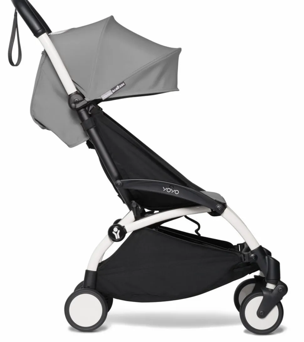 Babyzen YOYO2 Ultra Compact 6+ Stroller (One Box) - White / Grey