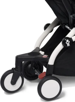 Babyzen YOYO2 Ultra Compact Complete 0+/6+ Stroller & Rolling Bag Bundle - White/Ginger