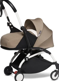 Babyzen YOYO2 Ultra Compact 0+ Stroller - White / Taupe