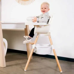 Beaba Childhome Evolu ONE.80° High Chair - Anthracite