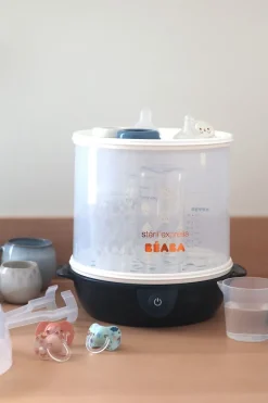 Beaba Steril'Express 2-in-1 Bottle Sterilizer - Midnight