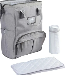 Beaba Wellington Backpack Diaper Bag - Grey