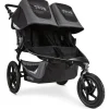 BOB OPEN BOX Revolution Flex 3.0 Duallie Double Jogging Stroller - Graphite Black