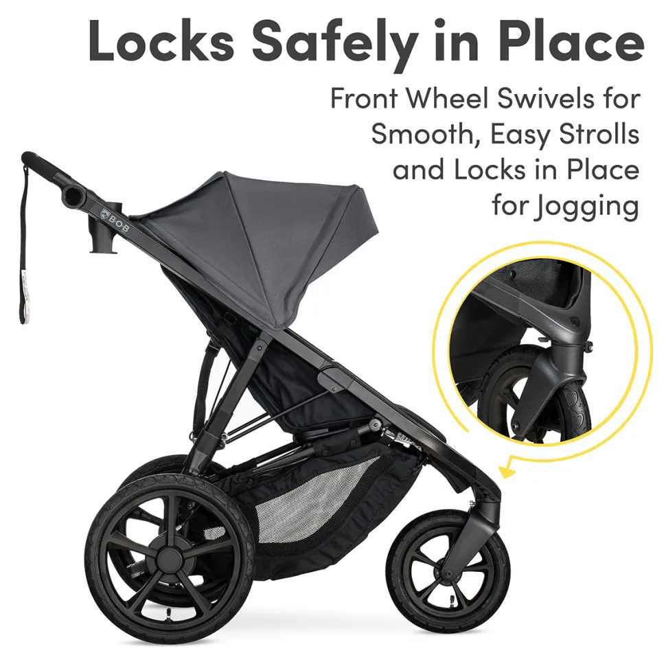 BOB Wayfinder Jogging Stroller - Storm