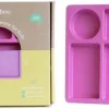 bobo&boo Bamboo Divided Plate - Flamingo Pink