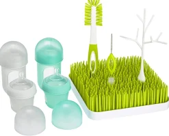 Boon NURSH Silicone Pouch Bottle Feeding and Cleaning Set