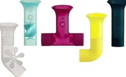 Boon PIPES Building Bath Toy Set - Plum / Multi