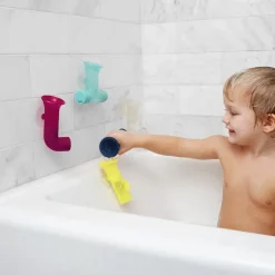 Boon PIPES Building Bath Toy Set - Plum / Multi