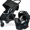 Britax B-Free Premium & B-Safe Gen2 FlexFit+ Travel System - Clean Comfort Black