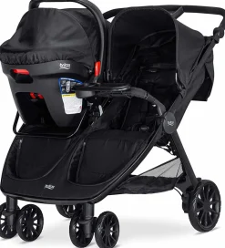 Britax B-Lively Double Infant Car Seat Adapter And Child Tray