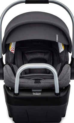 Britax Cypress Infant Car Seat with Alpine Anti-Rebound Base - Ponte Stone
