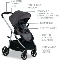 Britax Grove Modular Stroller - Pindot Stone