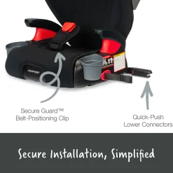 Britax Highpoint 2-Stage Belt Positioning Booster Car Seat - Black Ombre