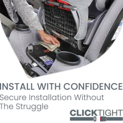 Britax One4Life ClickTight All-in-One Convertible Car Seat - Diamond Quilted Gray