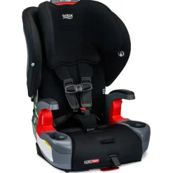 Britax OPEN BOX Grow With You ClickTight Harness Booster Car Seat - Black Contour