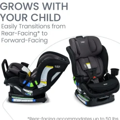 Britax Poplar S Narrow Convertible Car Seat - Stone Onyx
