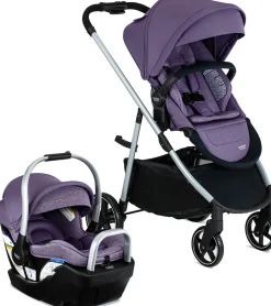 Britax Willow Grove SC Travel System - Pindot Iris