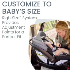 Britax Willow S Infant Car Seat with Alpine Anti-Rebound Base - Graphite Onyx