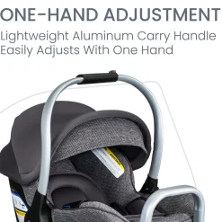 Britax Willow SC Infant Car Seat with Alpine Base - Pindot Stone