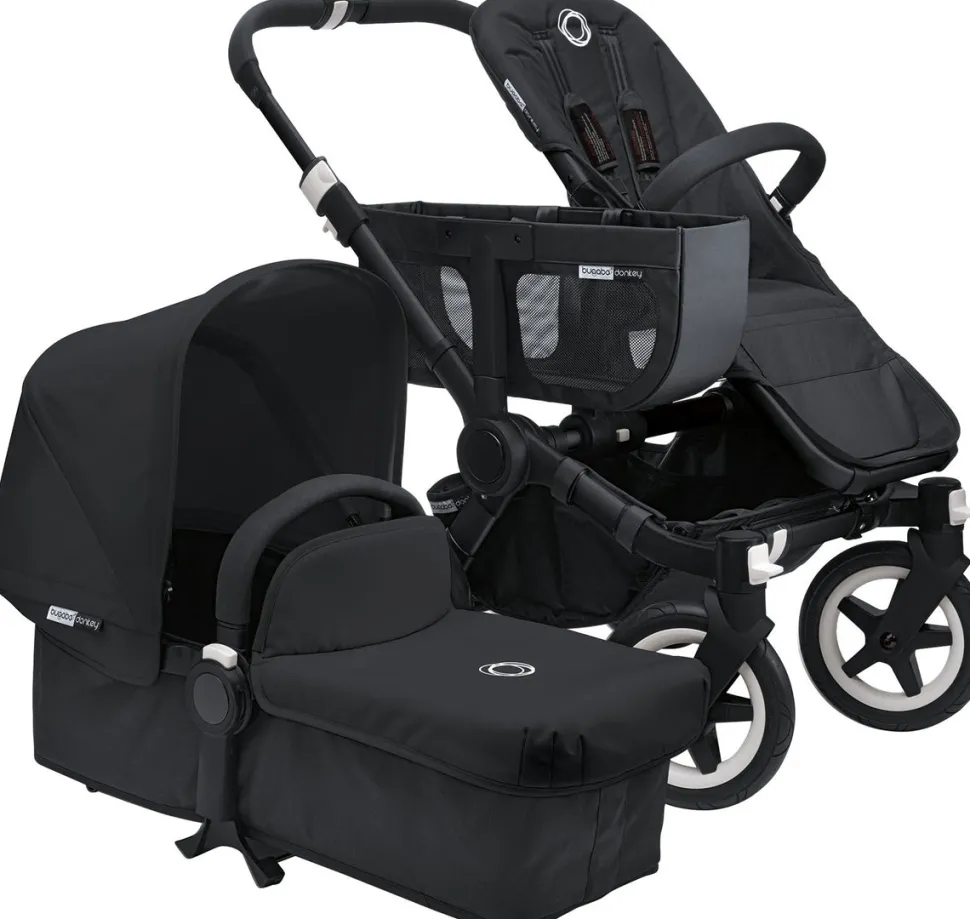 Bugaboo 2014 Donkey Stroller Compact Fold Base - All Black