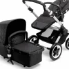 Bugaboo Buffalo Stroller - Silver/Shiny Chevron - D