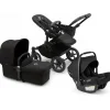 Bugaboo Donkey 5 Mono + Turtle Air Shield Travel System Bundle - Black / Midnight Black / Midnight Black / Black
