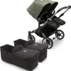 Bugaboo Donkey 5 Twin Complete Stroller Bundle - Graphite / Midnight Black / Forest Green