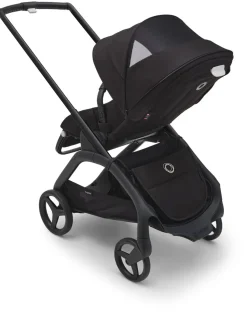 Bugaboo Dragonfly Complete Lightweight Compact Stroller - Black / Midnight Black / Misty White (Albee Exclusive)